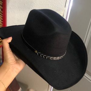 Western style black Cowboy hat unisex size large